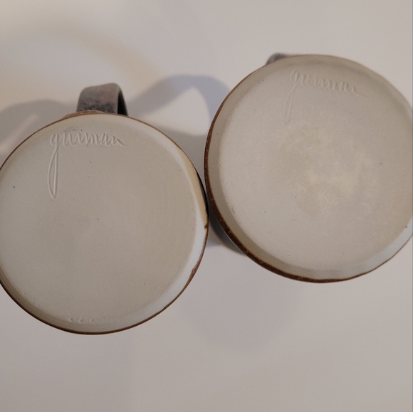 VINTAGE 1998 Set of 2 Handmade CGA Manitoba Mugs - Picture 9 of 16